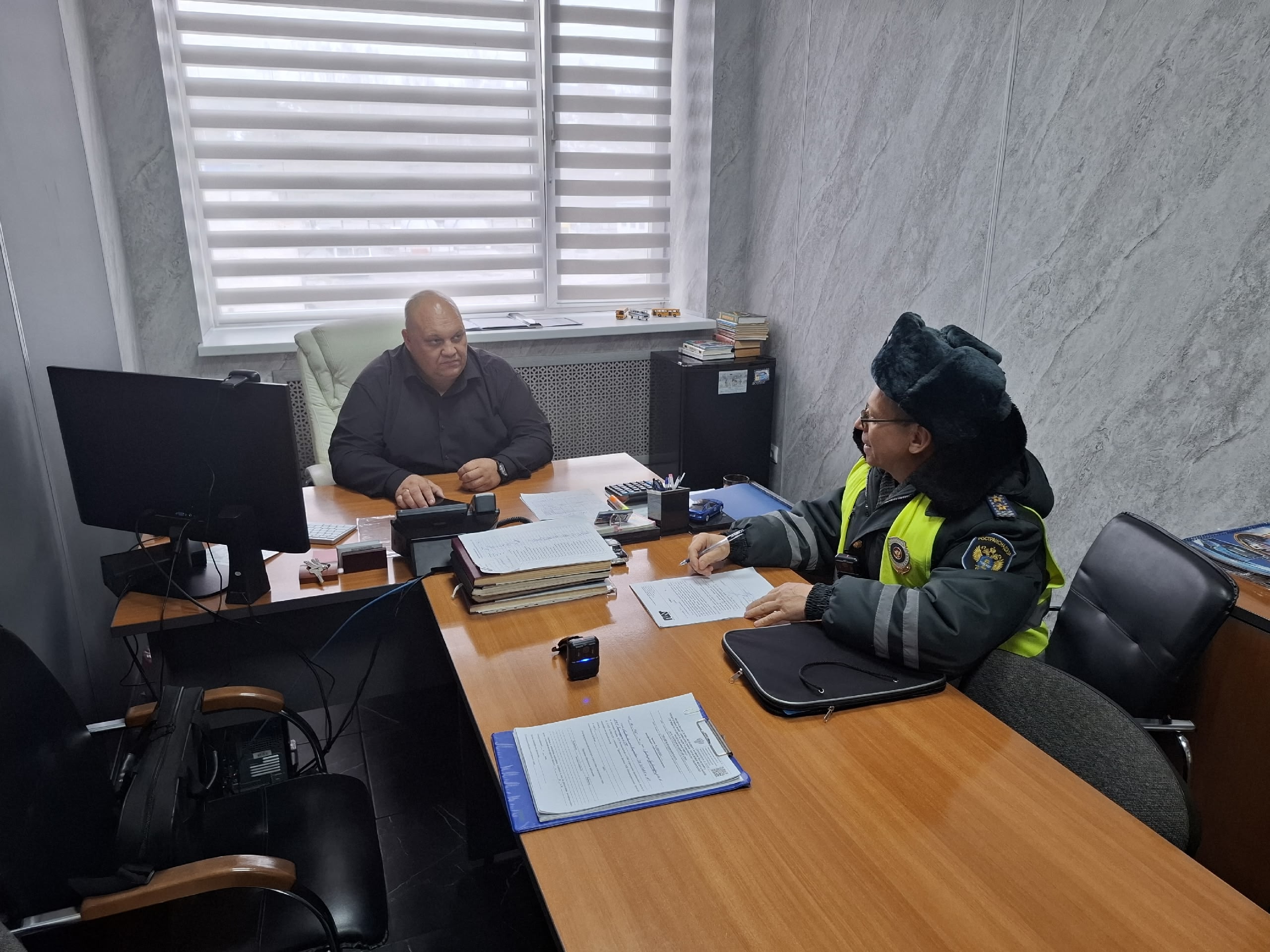 Инспекционный визит в Гурьевский филиал ГПК «Пассажиравтотранс»